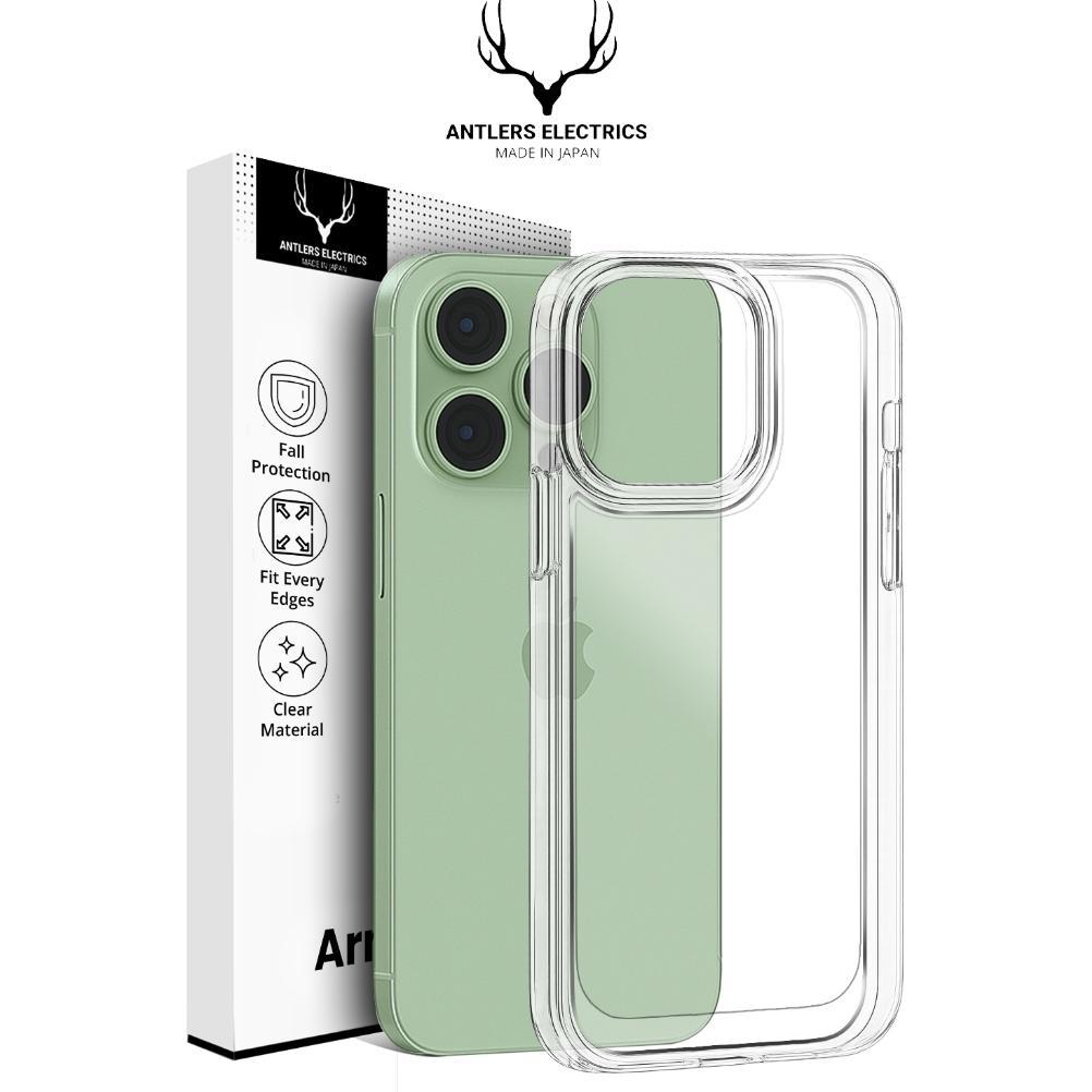 AntlersElectrics Case iPhone Transparan Anti Kuning Military Grade Anti Crack Shockproof Bening Kuat