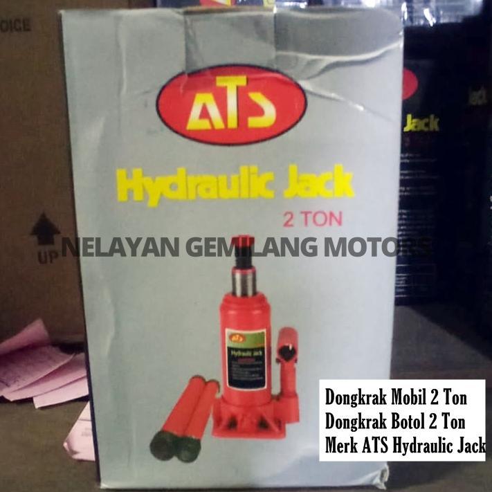 Dongkrak Mobil 2 Ton, Dongkrak Botol 2 Ton ATS Hydraulic Jack