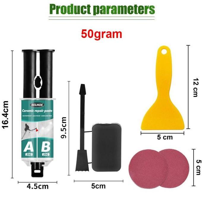 HASQUINE Lem Keramik Pecah Lem Keramik Lantai Retak Lem AB Keramik Kamar Mandi Anti Bocor Untuk Lant