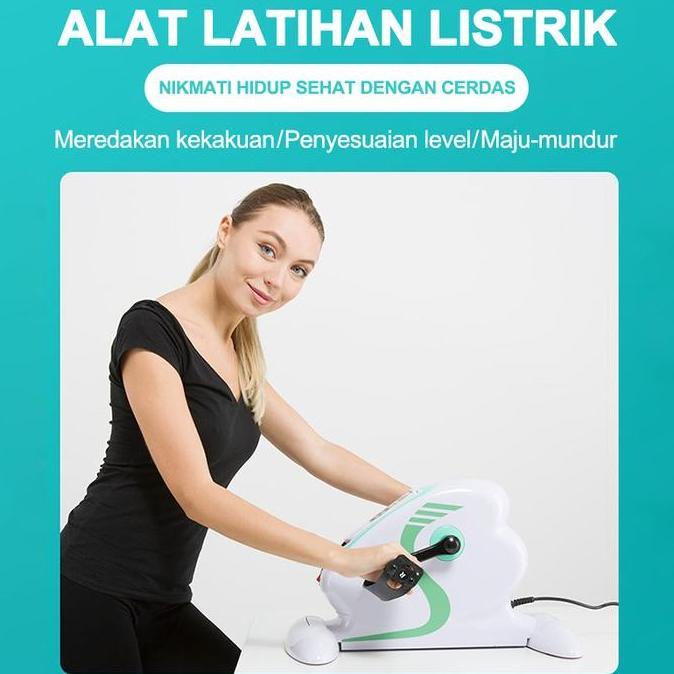 DAMELOPO Sepeda Statis Terapi Kaki Dan Tangan / Sepeda terapi Alat Terapi Stroke Manula Fisioterapi 