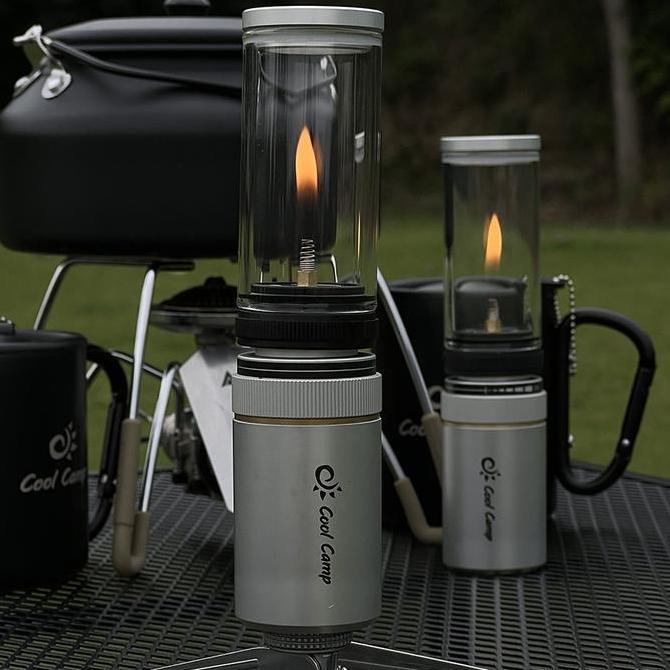 Coolcamp Portable Gas Lantern Lampu Lilin Gas Outdoor Camping