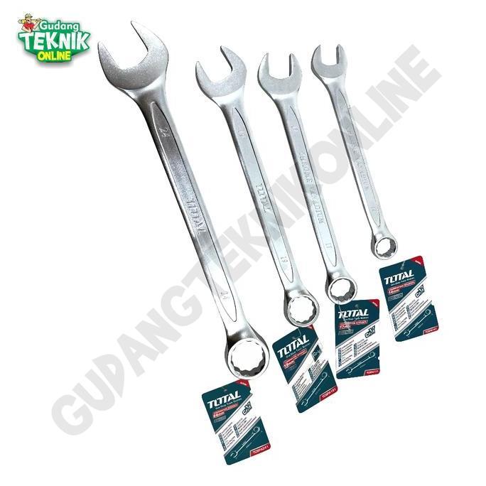 TOTAL Kunci RIng Pas 14mm 17mm 19mm 24mm TOTAL / Combination Wrench Kunci Pas Ring 14 mm 17 mm 19 mm