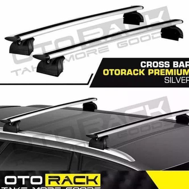 Roof Rack / Crossbar Otorack Premium All New Pajero Sport - Black / Silver - Dudukan Rak Atas Mobil 