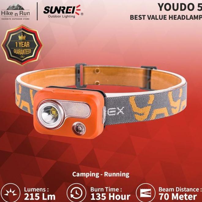 Sunrei Headlamp Youdo 5 Orange