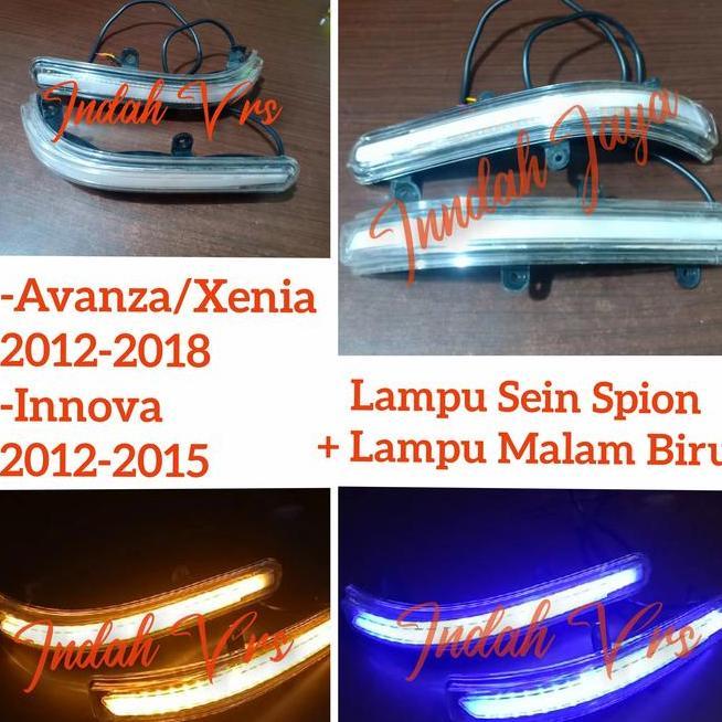 Lampu Sein Spion Biru All Avanza / Innova Plus Malam Car