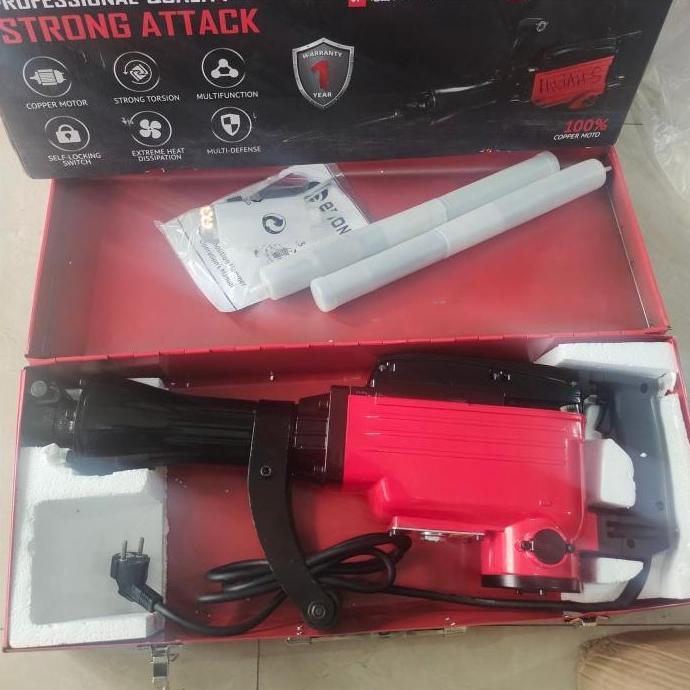 TERMURAH - PH 65 MESIN JACK HAMMER BOBOK BETON 15 KG DEMOLITION HAMMER PH65 EDON