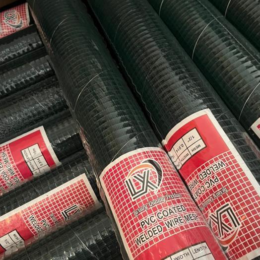 Kawat Loket Pvc Hijau 1 Rol 10 Meter |  Kawat Kandang Ayam Burung Kawat Taman