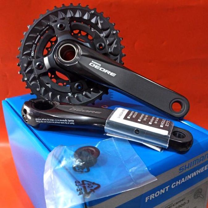 Crank Shimano HTII Deore M6000 Triple Chain Ring
