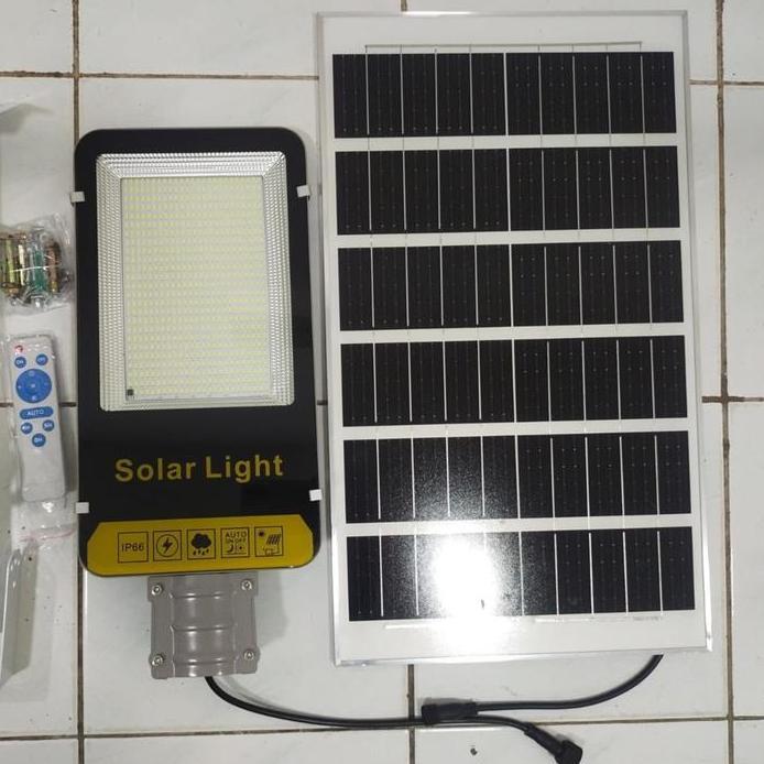 LAMPU JALAN SOLAR PJU 300W / PJU LED PANEL SURYA 300W / LAMPU SOLAR 300W Putih