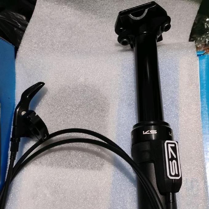 Seatpost Hidrolik 30.9 mm x 370 mm Dropper Post Travel 100 mm Kabel Luar