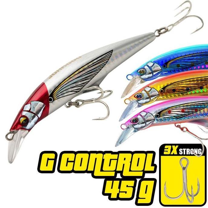 Minnow 45g Max Blazin Long Cast Trolling Special Umpan Pancing Casting Heavy Sinking G Control