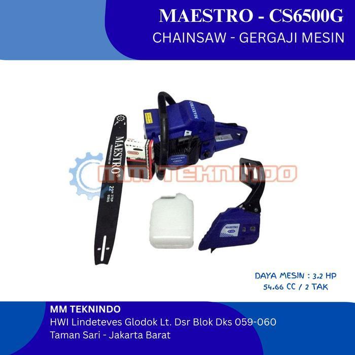 MAESTRO - CS6500G - CHAINSAW - GERGAJI MESIN