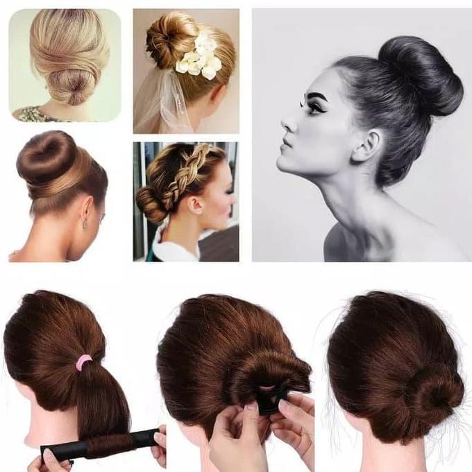 Sanggul Rambut Ikat Rambut Sanggul Instan Hair Bun