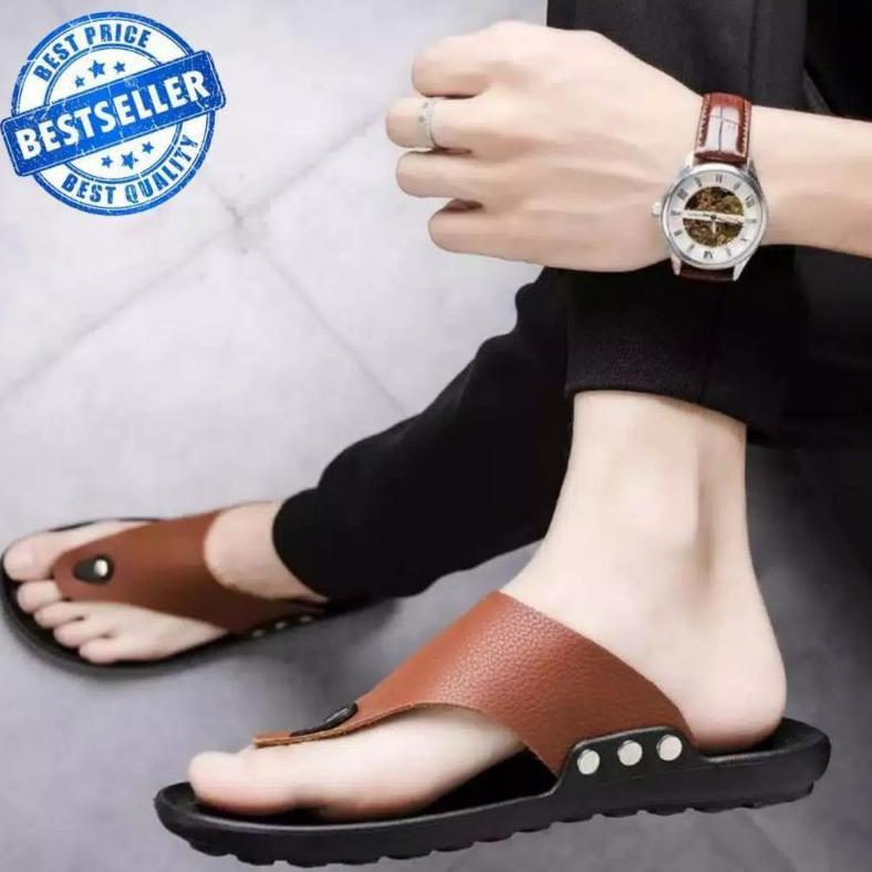 Flash Sale Sandal Tres Mild Pria Kulit Sintetis Terlaris