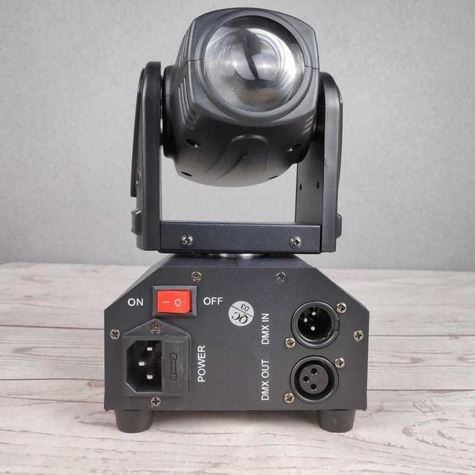 LED MINI MOVING HEAD SPOT LIGHT RGBW Lampu Lighting Panggung SUM