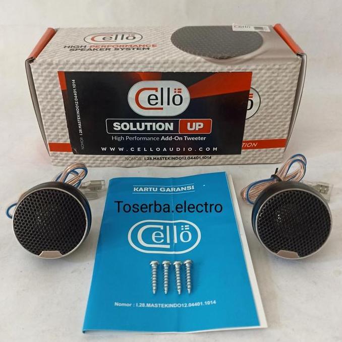 Tweeter Cello Solution Up Audio Mobil
