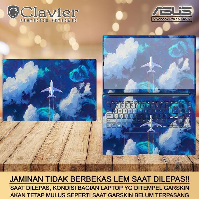 TERMURAH - Cover Garskin Laptop Asus VivoBook Pro 15 K6502 K6502H K6502HC K6502HE