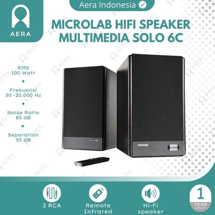 RACERPO Microlab Solo 6C Speaker Stereo HIFI 100 Watt