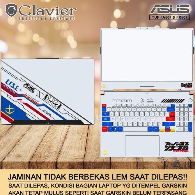 NEW Cover Garskin Laptop Asus TUF Gaming F15 FX507 FX507Z FX507ZC Bening