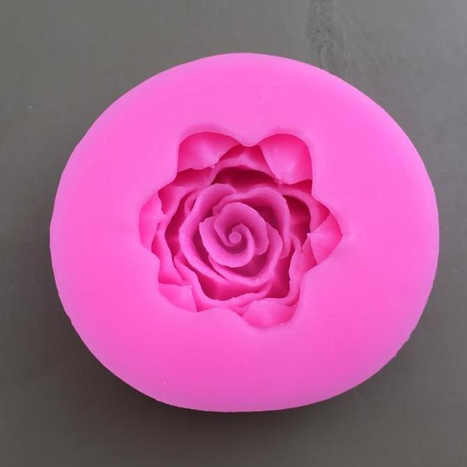 WINTURY Cetakan Puding Mawar Cetakan Silikon Bunga Cetakan Mawar Kecil Untuk Puding