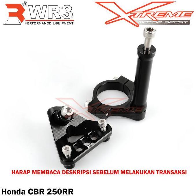 TERBARU - Breket Stabilizer / Steering Damper WR3 CBR 250RR CBR 250 RR CBR250RR