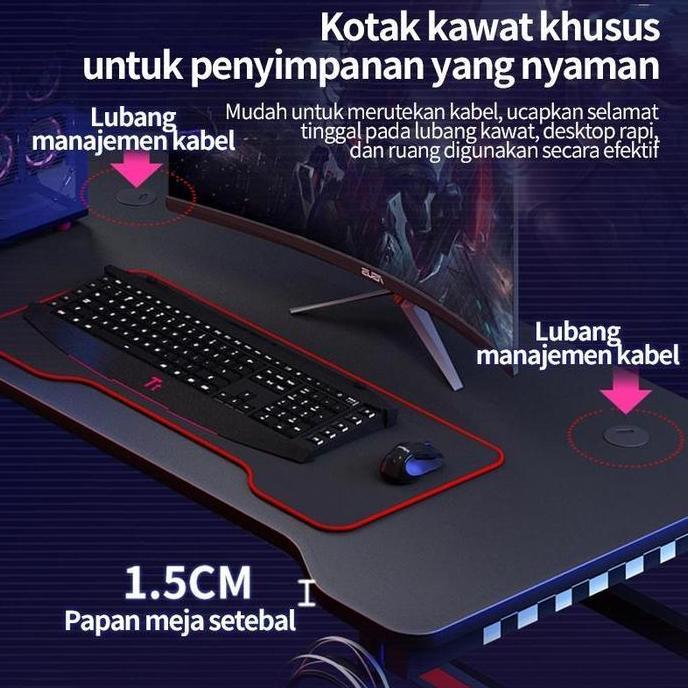 AZBOMO BM-Meja Belajar lipat portable buat jualan mini kamar aesthetic Meja Gaming Meja Komputer  Me