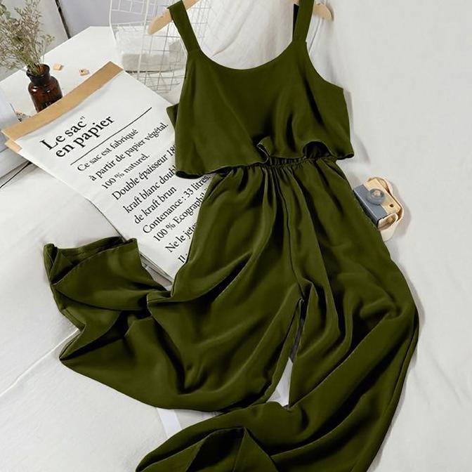 SOJEHBOW FF Jumpsuit Via Ld 96 cm P 130 cm B 226 gr Mosscrepe Viscose #4306