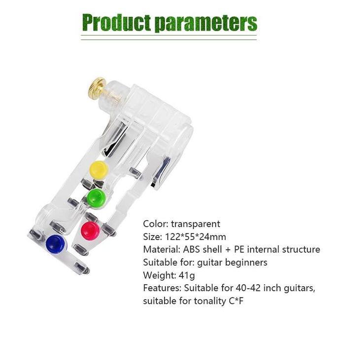 SOJEHBOW Alat Bantu Main Gitar Alat Bantu Belajar Gitar Chord Kunci Gitar Tombol Alat Bantu Gitar Pe