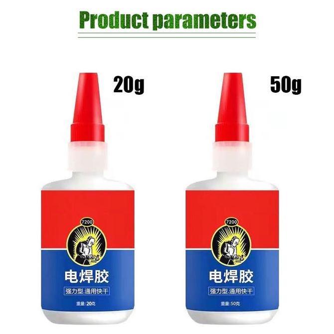 SOJEHBOW 50G Lem Super Kuat Tahan Air Multifungsi Untuk Kaca/ Plastik / Metal / Kayu / Keramik Lem L