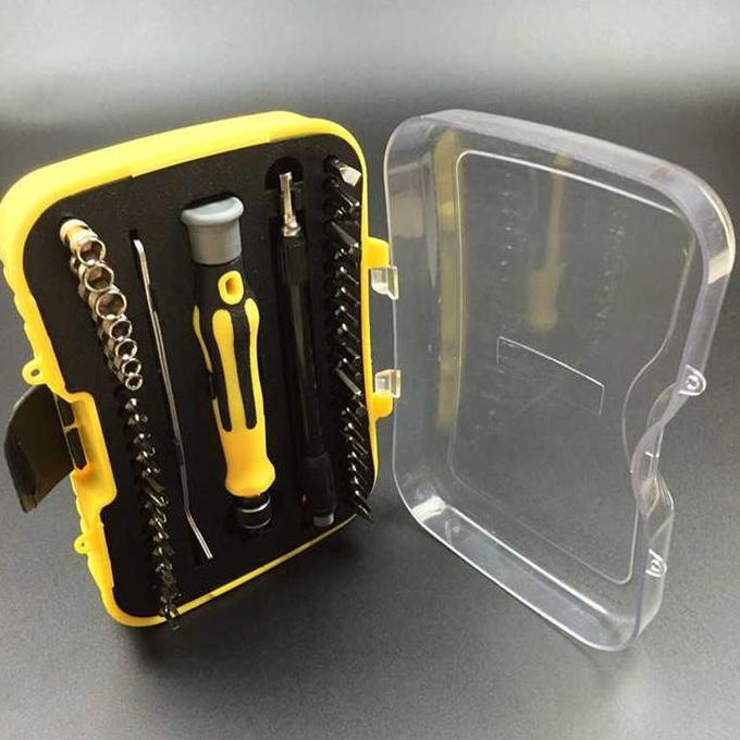 KASDIUM Set Obeng HP Lengkap Obeng Service HP Komputer Laptop Elektronik 45in1