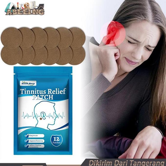 WINTURY Isi 12 Tinnitus Relief Patch Tinnitus Patch Untuk Telinga Berdengung