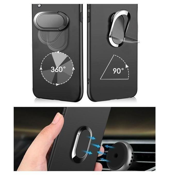 Ready Case untuk Xiaomi Mi MAX 3 6.4 INCH RING Bracket Magnetic Slim Matte Macaron Softcase