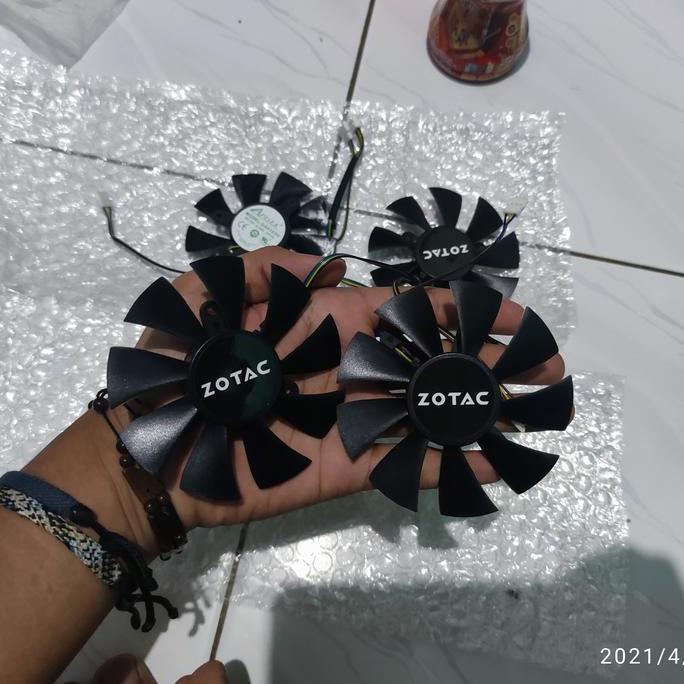 Fan Vga ZOTAC AMP Gtx 750ti 770 970 85mm 4pin OEM diy
