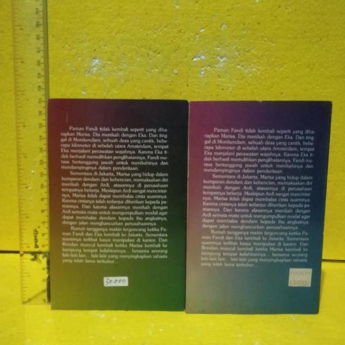 Ready NOVEL ORIGINAL Sekelam Dendam Marisa Jilid 1-2 By Mira W