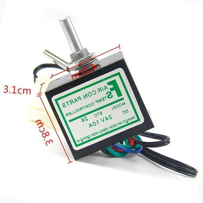 SOJEHBOW 12V/24V Thermistor Thermostat Elektrik AC Mobil /Conditioner Electronic Thermostat Switch /