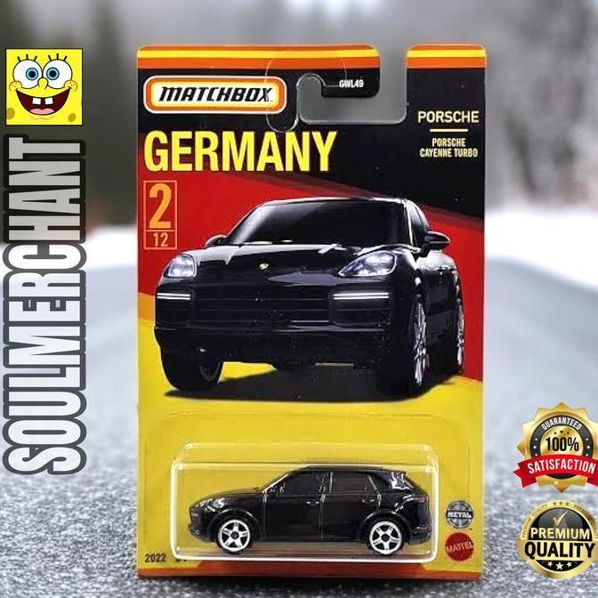 MATCHBOX GERMANY SERIES PORSCHE CAYENNE TURBO - CARRERA GT LBWK