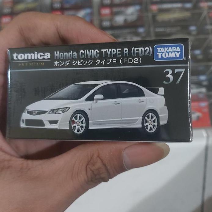 Tomica Premium 37 Honda Civic Type R FD2 White