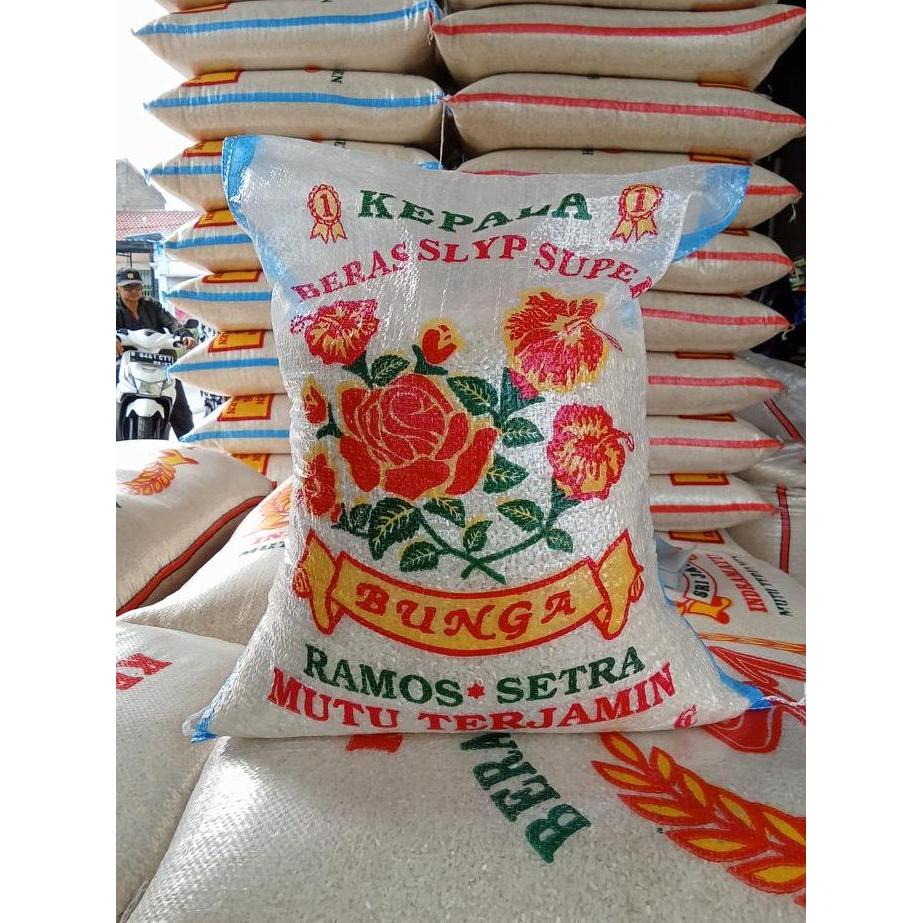 BERAS BUNGA MAWAR SETRA RAMOS - 10L (LITER)