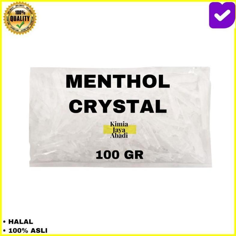 NEW Menthol Crystal Food Grade 100 Gram / Mentol Kristal / Menthol Kristal [terbaik][terlaris]