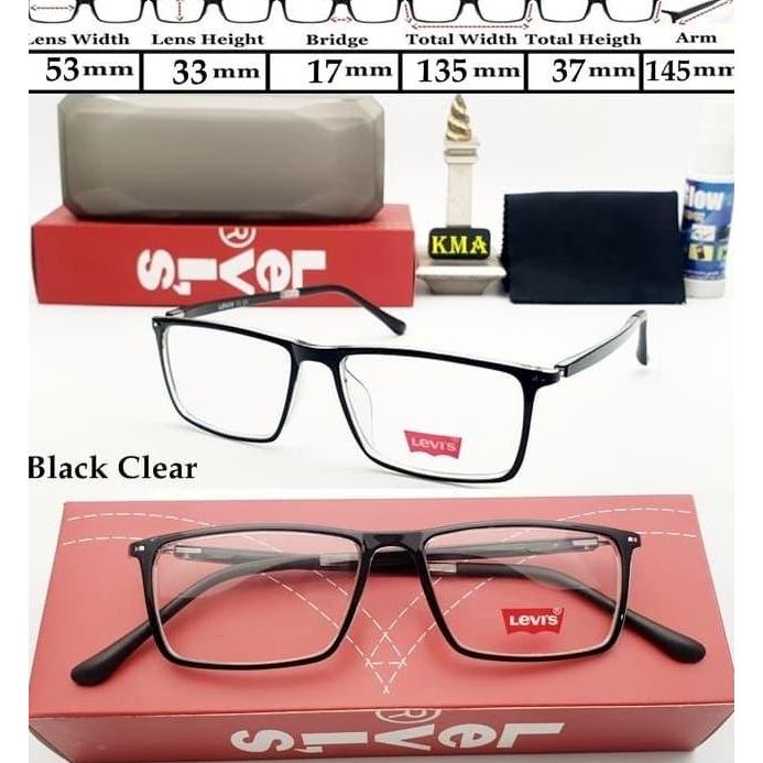 kacamata frame minus LEVIS frame kacamata elastis frame ringan minus