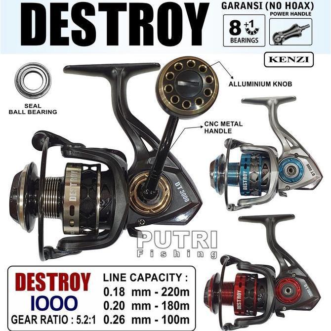 HARGA DISC - KENZI DESTROY 1000 2000 3000 5000 reel