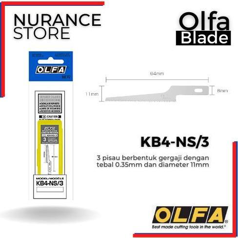 REFILL BLADE OLFA KB4-NS/3 UNTUK CUTTER OLFA AK-4