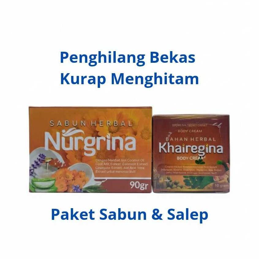 NEW Regina Herbal Paket Sabun Dan Salep Untuk Bekas Kurap Yang Sudah Menghitam [terbaik][terlaris]