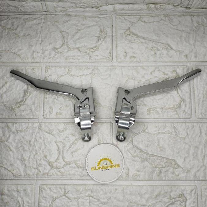 Handle Rem Brake Lever Sepeda Mini Jengki Jadul Vintage Besi Chrome Tebal Outdoor