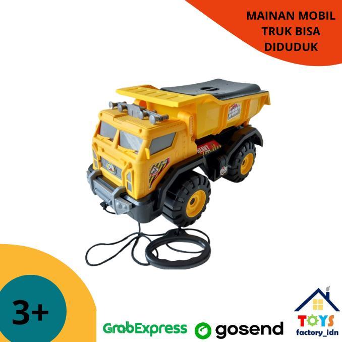 RECOMMENDED MAINAN TRUK PASIR JUMBO PLASTIK BISA DIDUDUKI