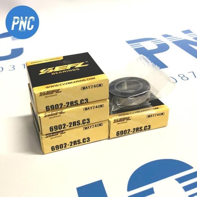 Bearing Laher 6902 2RS C3 SEFL ( Tutup Karet )