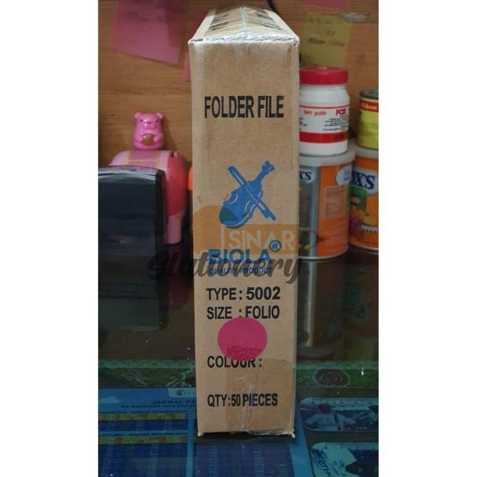 Map biola 5002 merah tua 1pak isi 50pc