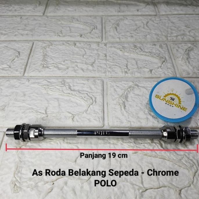 As Hub Roda Belakang POLO Chrome Sepeda Anak BMX Mini MTB Onthel Ontel