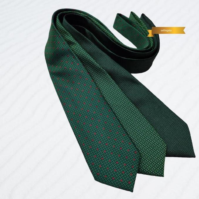 New  Dasi formal pria hijau dasi panjang hijau motif hijau army dasi pria