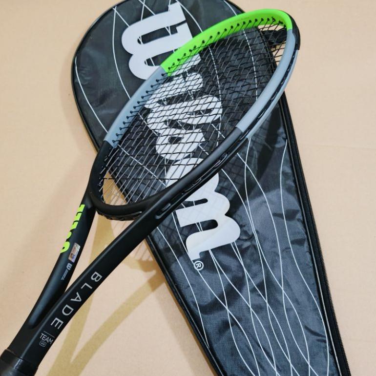 TERBARU RAKET TENIS WILSON BLADE TEAM V7.0 PREMIUM FULL SET TAS DAN GRIP